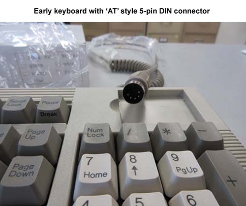 A DIN plug for an old keyboard